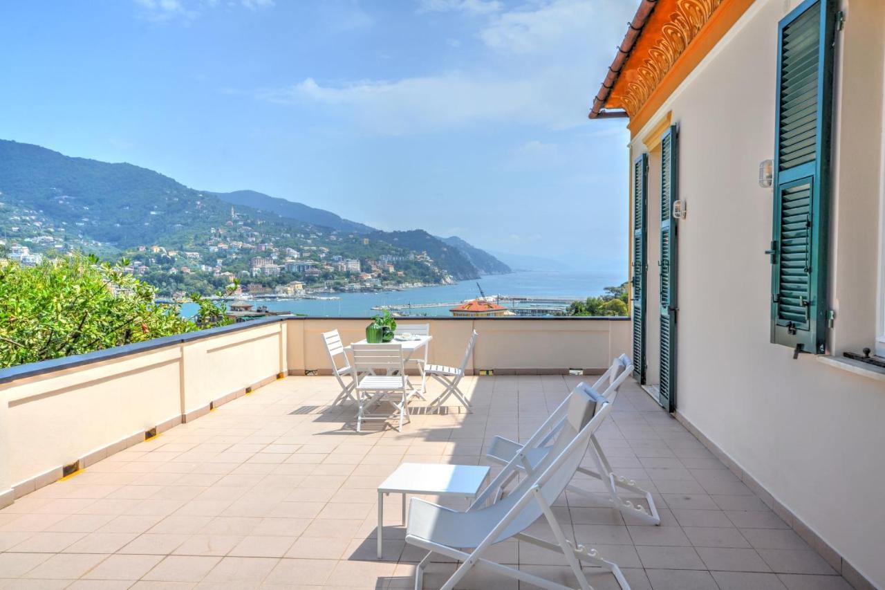 Villa Riviera Rapallo - 5 Min Walking From Beach Bagian luar foto