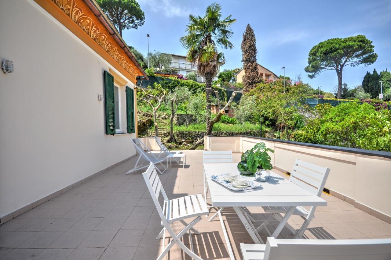 Villa Riviera Rapallo - 5 Min Walking From Beach Bagian luar foto